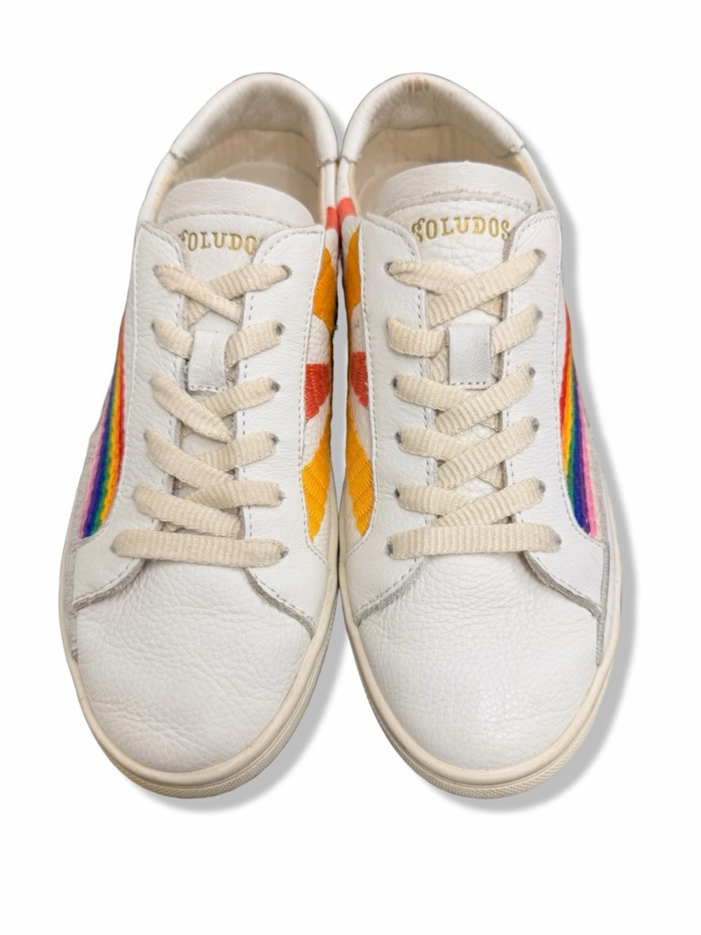 Soludos Rainbow Wave Sneaker Size 7 - Picture 2 of 11